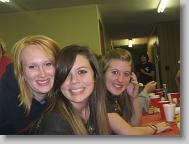 Alyssa, Ella, and Morgan at breakfast!